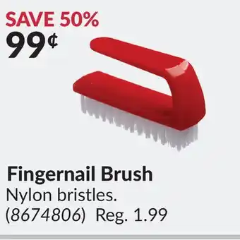 Princess Auto Fingernail brush offer
