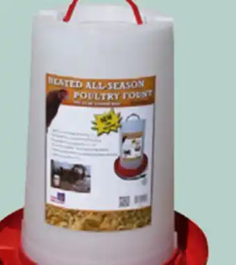 Princess Auto Gallon heated poultry fountain offer