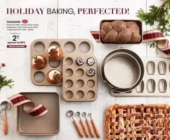 Stokes Diamond premium non-stick carbon steel bakeware offer
