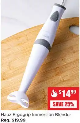 Kitchen Stuff Plus Hauz ergogrip immersion blender offer
