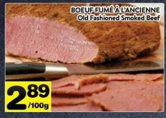 Supermarché PA Old fashioned smoked beef offer