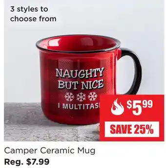 Kitchen Stuff Plus Camper ceramic mug offer
