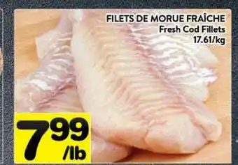 Supermarché PA Fresh cod fillets offer