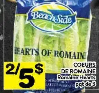 Supermarché PA Beach side romaine hearts offer
