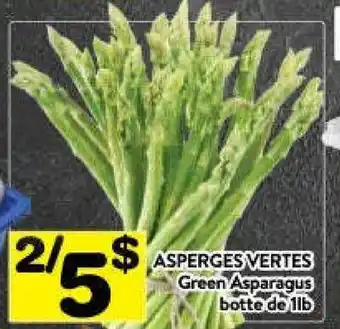 Supermarché PA Green asparagus offer