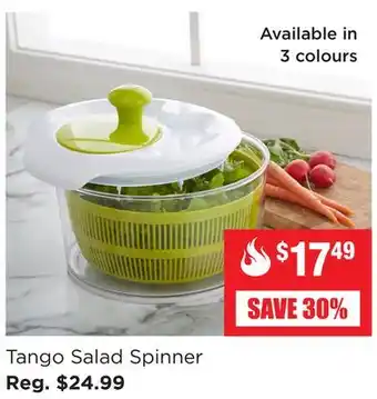 Kitchen Stuff Plus Tango salad spinner offer