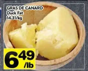 Supermarché PA Duck fat offer
