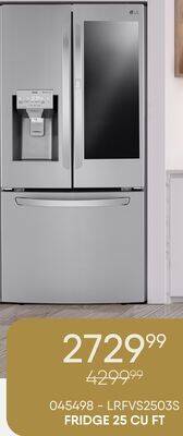 Meubles RD Fridge 25 cu ft offer