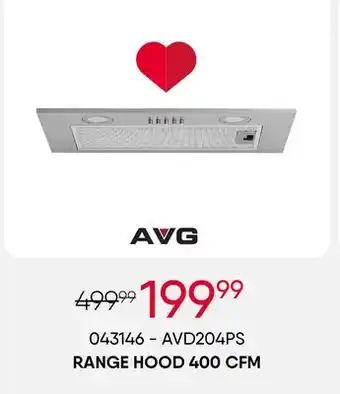 Meubles RD Range hood 400 cfm offer