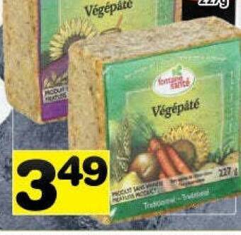 Supermarché PA Veggie pâté offer