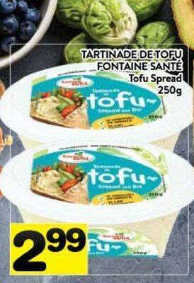 Supermarché PA Tofu spread offer