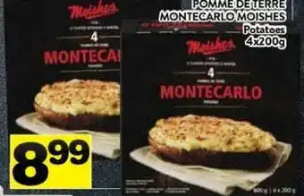Supermarché PA Montecarlo moishes potatoes offer