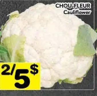 Supermarché PA Cauliflower offer