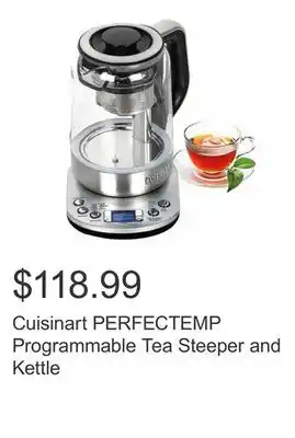 Costco Cuisinart perfectemp programmable tea steeper and kettle offer