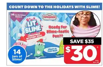 Showcase Lit slime novelty fidget putty holiday advent calendar | 14 different butter slimes! offer