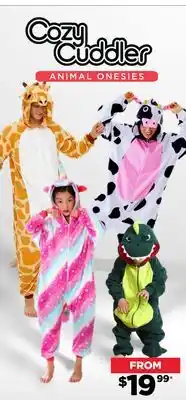 Showcase Cozy cuddler animal print onesies offer