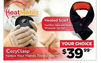 Showcase Heated scarf offer