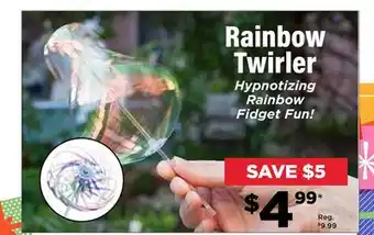 Showcase Rainbow twirler offer