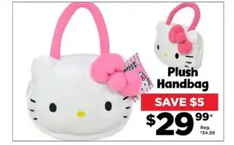 Showcase Plush handbag offer