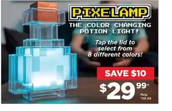 Showcase Pixelamp color changing potion light offer