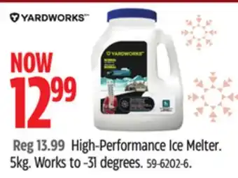 Canadian Tire Yardworks high-performance ice melter offer