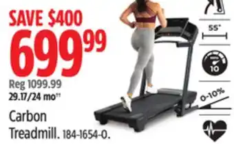 Canadian Tire Proform carbon treadmill offer