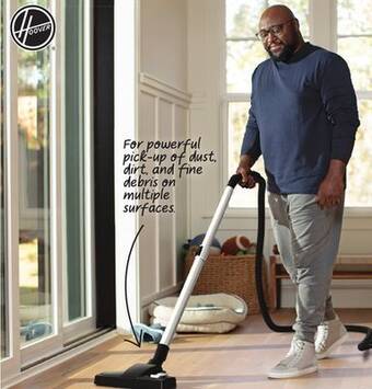 Canadian Tire Hoover multi-surface + bagless canister vac offer