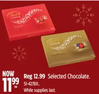 Canadian Tire Selected chocolate offer