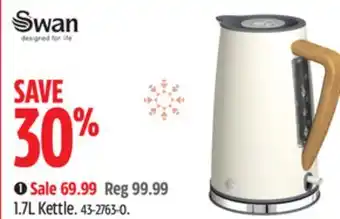 Canadian Tire Swan 1.7l kettle offer