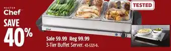 Canadian Tire Master chef 3-tier buffet server offer