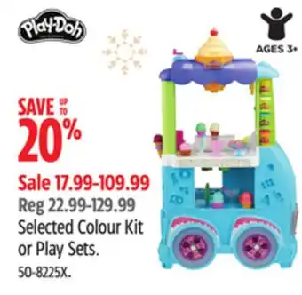 Canadian Tire Play-doh selected colour kit or play sets offer