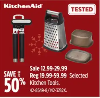 Canadian Tire Selected kitchenaid kitchen tools offer