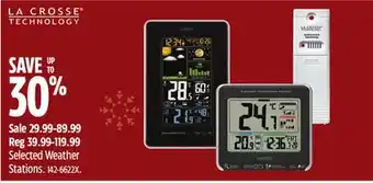 Canadian Tire La crosse technology selected weather stations offer