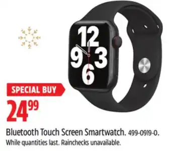 Canadian Tire Proscan bluetooth touch screen smartwatch offer