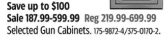 Canadian Tire Yukon gear selected gun cabinets offer