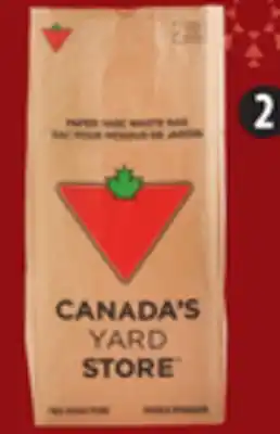 Canadian Tire Ctc compostable 2-ply leaf bags, 5-pack offer