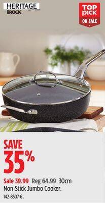 Canadian Tire Heritage the rock 30cm non-stick jumbo cooker offer