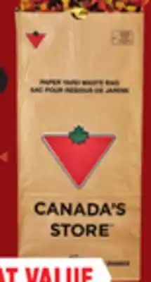 Canadian Tire Ctc yard waste 2-ply paper bags 20-pack offer