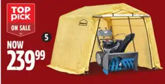 Canadian Tire Weatherfast peak storage shed, 10 x 10 x 8' h offer