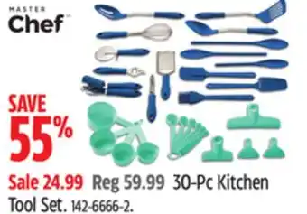Canadian Tire Master chef 30-pc kitchen tool set offer