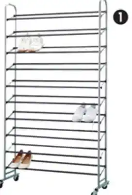 Canadian Tire Type a 10-tier shoe rack offer