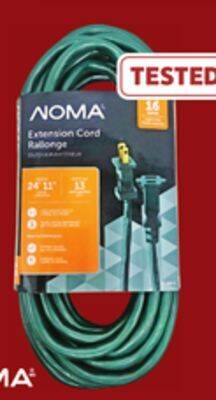 Canadian Tire Noma outdoor extension cord offer