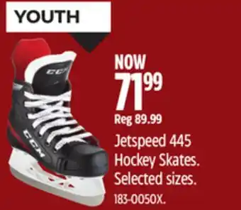 Canadian Tire Ccm jetspeed 445 hockey skates offer
