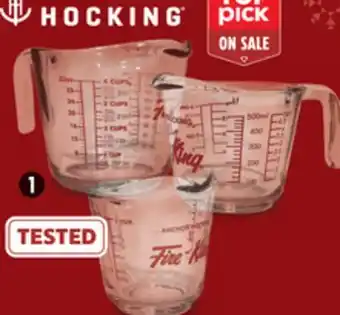 Canadian Tire Anchor hocking 3-pc value pack measuring cup set offer