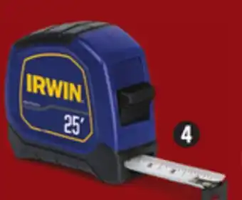 Canadian Tire Irwin 25 bi-material tape measure offer