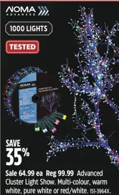 Canadian Tire Noma advanced cluster light show offer
