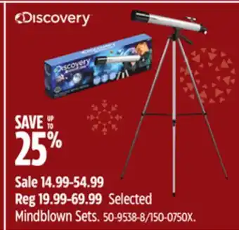 Canadian Tire Discovery selected mindblown sets offer