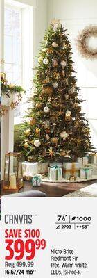 Canadian Tire Canvas micro-brite piedmont fir tree offer