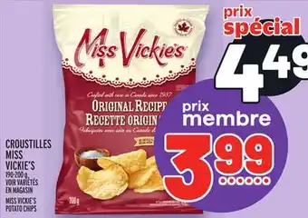 Metro Croustilles miss vickie's | miss vickie's potato chips offer