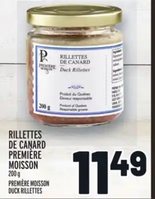 Metro Rillettes de canard première moisson | première moisson duck rillettes offer